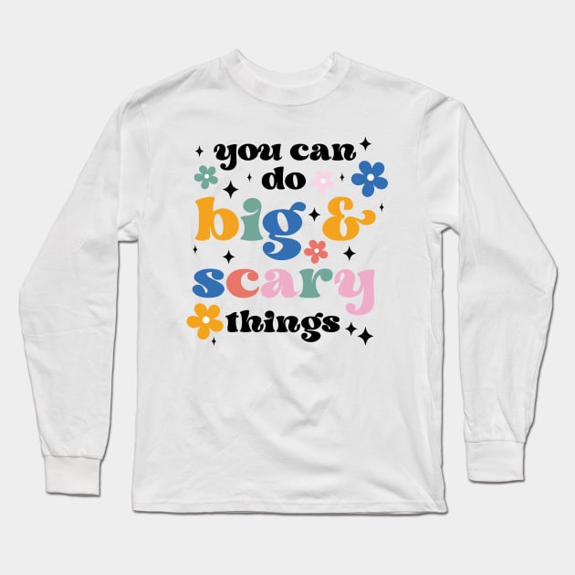 Waterproof Sticker Inspiring Stickers Gifts for Her Cute Gifts Motivational Gift Inspiration Sticker Long Sleeve T-Shirt by SouQ-Art